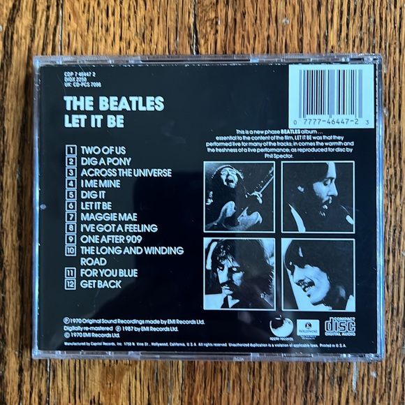 The Beatles “Let it Be” Vintage CD. Excellent condition. - Picture 2 of 2